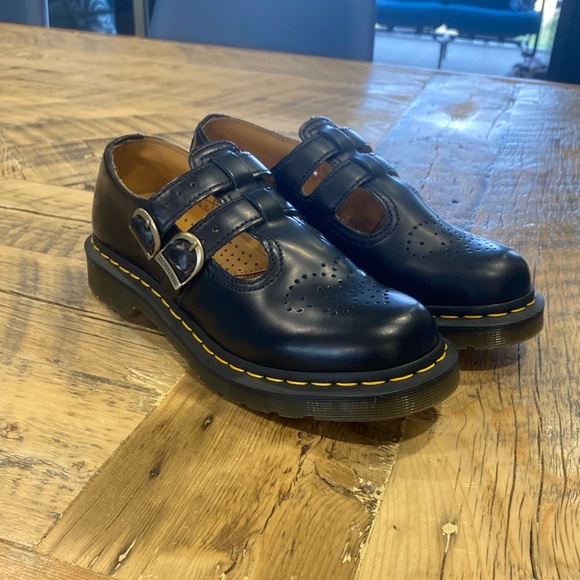 Dr. Martens Shoes - Dr. Martens Black Mary Jane Women’s Shoes